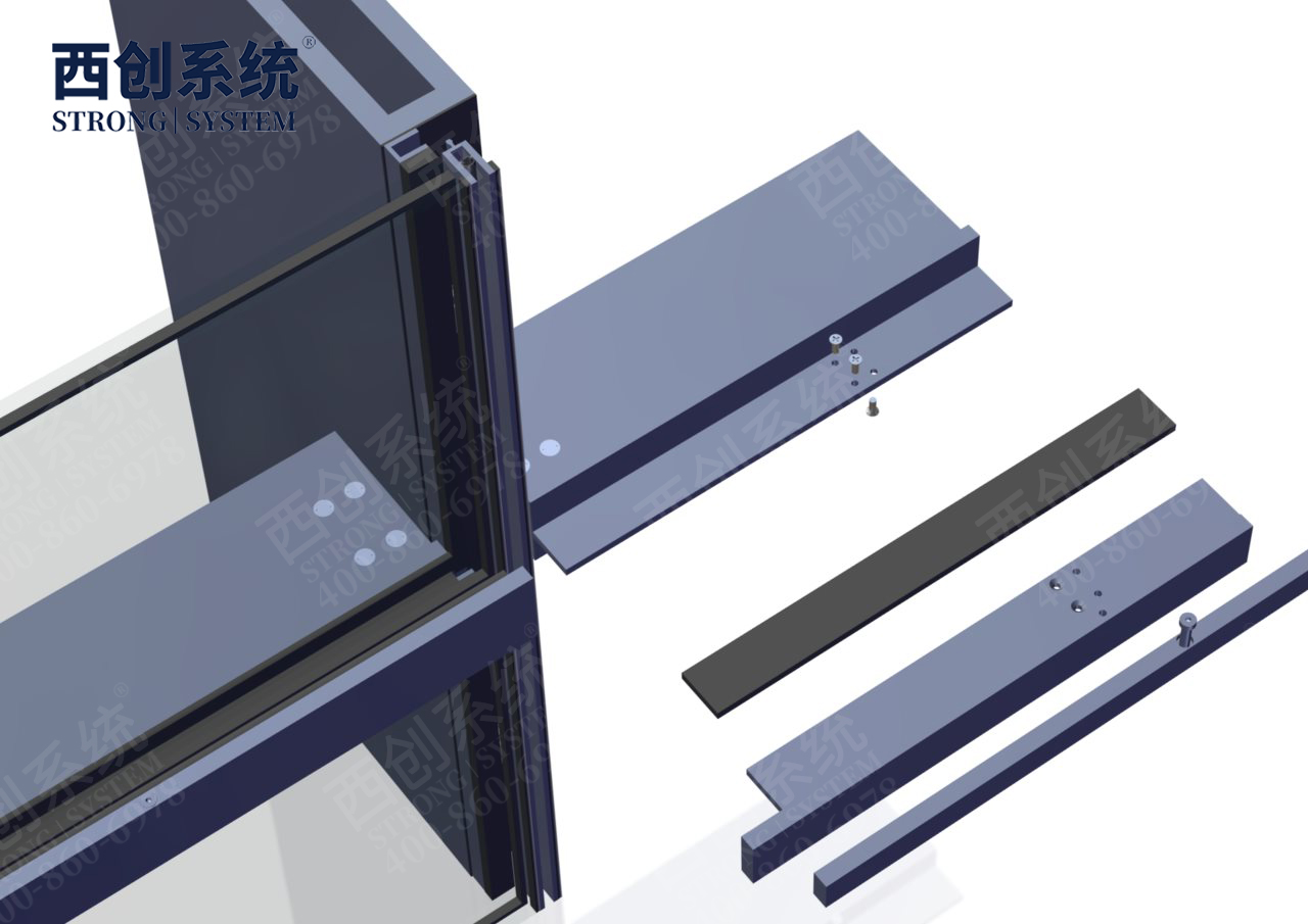  上海項目凹型精制鋼玻璃幕墻系統——西創系統(圖11)