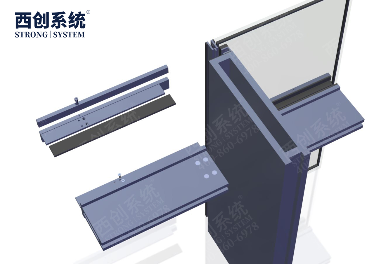  上海項目凹型精制鋼玻璃幕墻系統——西創系統(圖12)